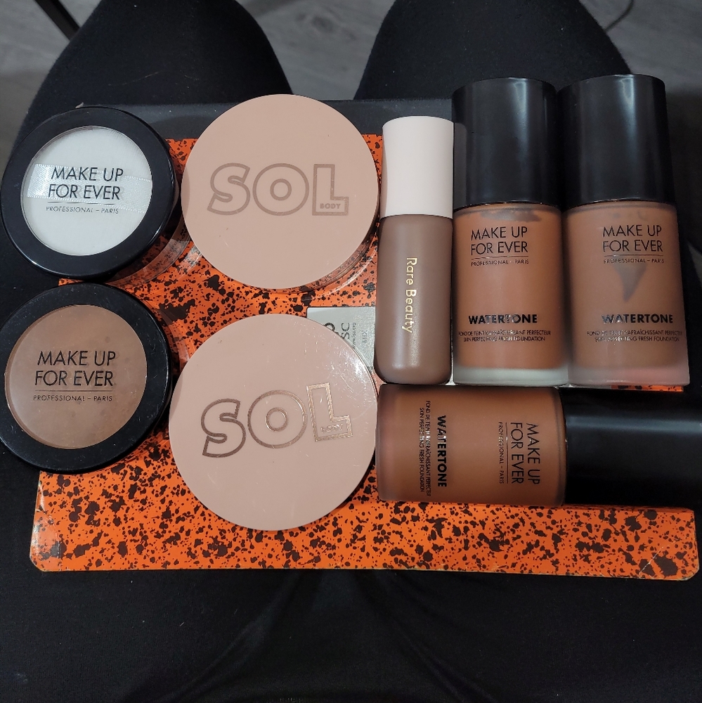 Makeup forever/SOL/Rare Beauty